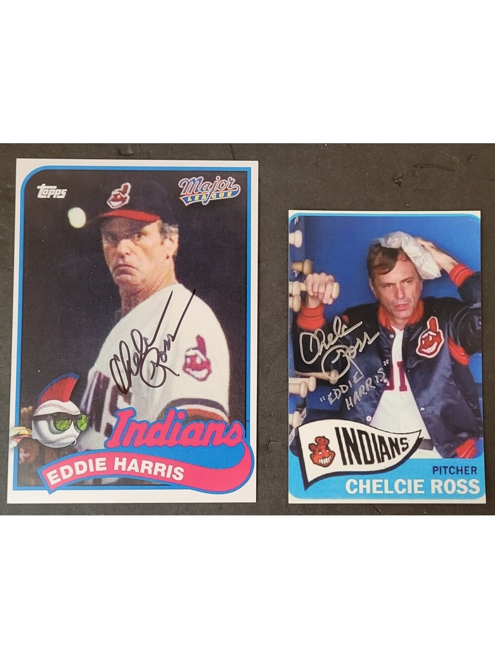 Chelcie Ross Actor Major League "Eddie Harris" Autographed Signed 5"x7" & 4"x6"